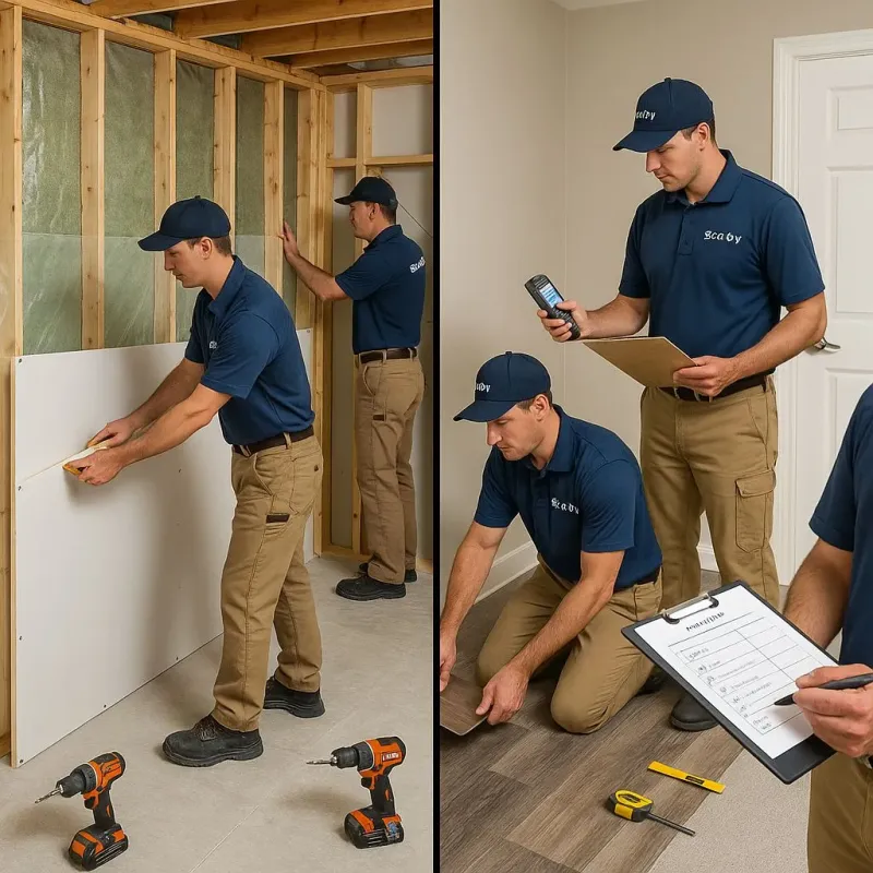 Repairs and Reconstruction process in North Canton, OH