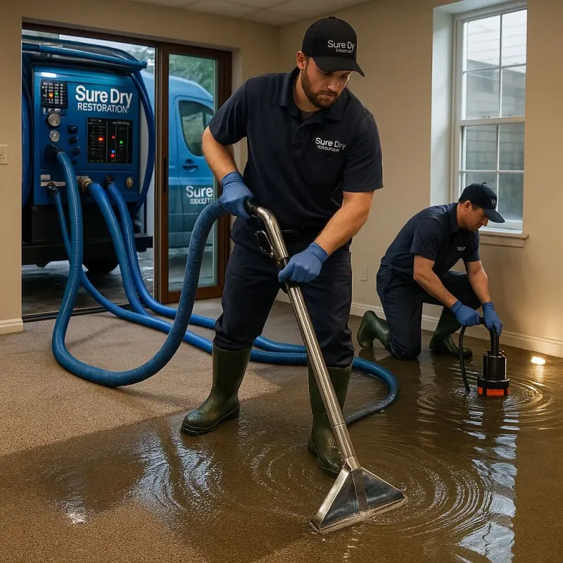 Water Extraction and Removal process in North Canton, OH